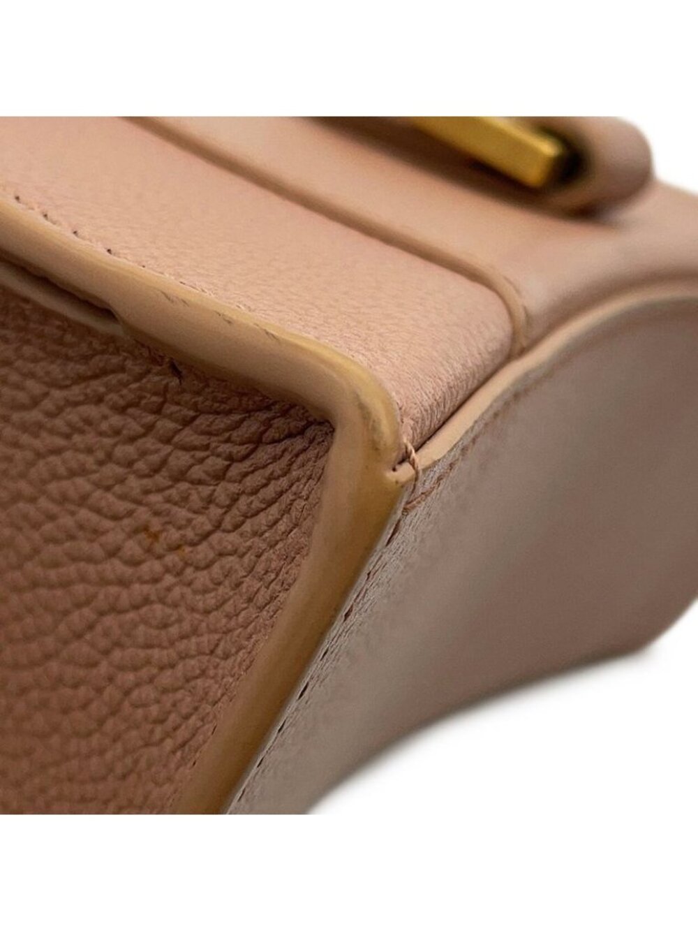 ★SOLD★ Balenciaga Our Glass Leather 2-Way Shoulder Bag Pink Beige - Picture 8 of 10